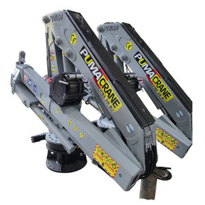 Grúa de cubierta marina con pluma de nudillo hidráulica Capacidad de 3 toneladas Momento de alta carga Grúas Puma de la mejor calidad Turquía - Product Image 1