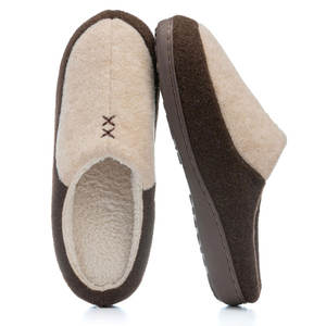 Pantuflas de Hotel de Diseño Nuevo y Moderno con Suela Gruesa, Pantuflas Desechables de Felpa Recicladas para Huéspedes - Product Image 1