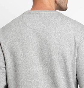 เสื้อสเวตเตอร์สวมหัวแขนยาวแบบลำลองของผู้ชายผ้าฝ้าย100% ขนาดใหญ่พิเศษสำหรับฤดูหนาวมีสามสีออกแบบได้ตามต้องการ - Product Image 3