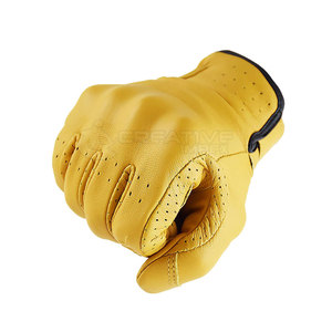 Gants de course en vrac Tissu en maille et cuir résistant aux chocs pour l'équitation de moto en plein air - Product Image 3