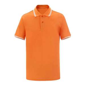 Nouvelle marque personnalisée conçue pour hommes à manches courtes Polo de golf T-Shirt Style formel 100% coton respirant éponge impression o-cou mèche - Product Image 5