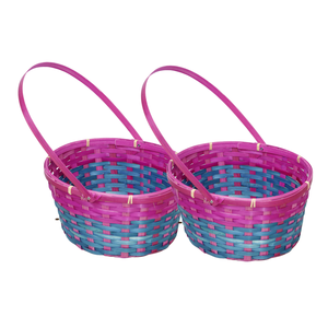 Encanto rústico y funcionalidad del producto superior: cesta de bambú que mejora las celebraciones europeas de Pascua con alta calidad - Product Image 1