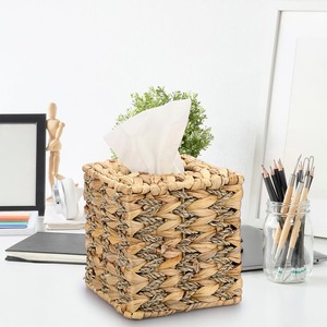 Boîte distributrice de porte-mouchoirs en jacinthe d'eau en gros pour papier serviette de restaurant - Product Image 5