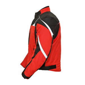 Touring imperméable hiver imprimé moto veste classique rouge coupe-vent CE blindé Biker Gear Textile veste unisexe - Product Image 3