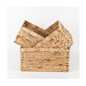Handmade Rustic Rattan Storage Baskets Customized Service From Vietnam Factory Functional & Decorative <b>Wicker</b> <b>Bin</b> - Product Image 4