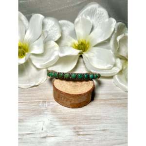 Don Dodson Non-Native Kingman Turquoise & Sterling <b>Silver</b> Fashion <b>Cuff</b> <b>Bracelet</b> - Product Image 1