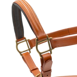 Harnais souple et résistant pour chevaux, design en nylon réglable, boucles confortables pour l'entraînement et le contrôle en équitation. - Product Image 3