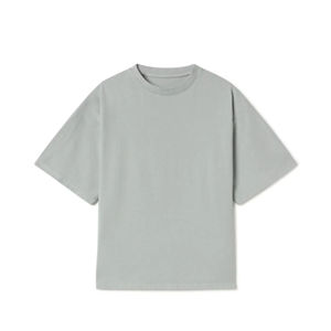 Camiseta informal de algodón de gran tamaño con cuello redondo para hombre con ajuste holgado, perfecta para el uso diario informal y la moda urbana - Product Image 1