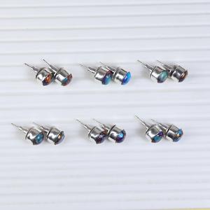 High Quality Copper <b>Turquoise</b> Gemstone <b>Stud</b> <b>Earrings</b> Jewelry Silver Plated Jewelry Amazing Quality <b>Earrings</b> Jewelry - Product Image 5