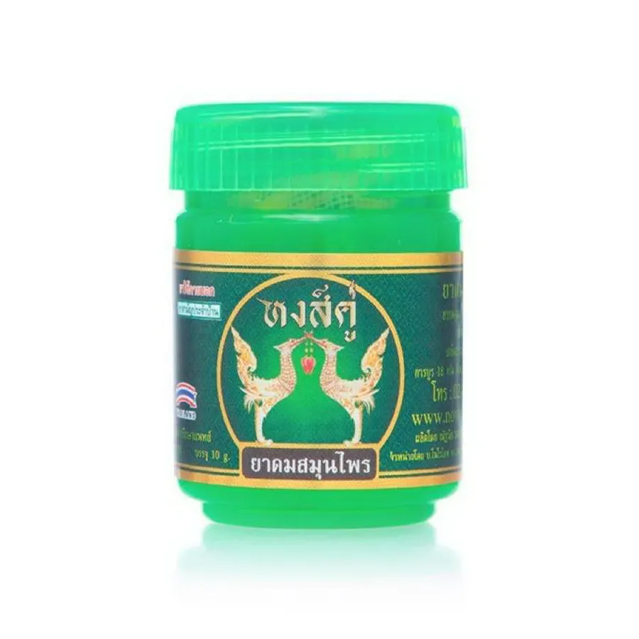 Dubbele Zwaan (Groen) Kruideninhalator Aroma Nasale Inhalator Originele Double Hong Thai Gezondheidszorg Levert Natuurlijke Beste Producten