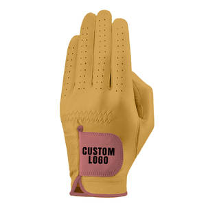 Comprar al por mayor de cuero de piel de oveja suave transpirable antideslizante mujeres transpirable Cabretta guantes de golf para hombres mujeres con logotipo personalizado - Product Image 5