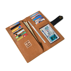 Cartera Trifold de Cuero Vacuno Genuino para Mujer, Estilo Occidental, con Solapa Magnética, Protección RFID, Tarjetero y Monedero - Product Image 5