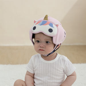 Casco di sicurezza per bambini Mambobaby a forma di unicorno, protezione regolabile per la testa dei bambini che gattonano e imparano a camminare - Product Image 3