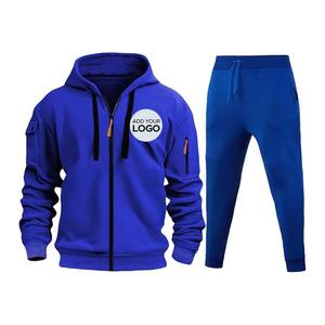 Survêtement Homme 2 Pièces Manches Longues Ensembles Survêtements Décontractés à Capuche Jogging Chasse Survêtement Homme 2 Pièces - Product Image 4