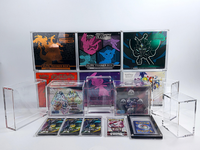 Boîte de rangement pour cartes de jeu ETB en acrylique transparent moderne, résistante aux UV, magnétique, de qualité supérieure