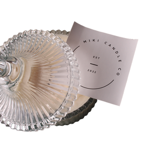 สติกเกอร์กาวแบบตัดตามสั่ง เคลือบเงา สำหรับฉลากบรรจุภัณฑ์ขวดเทียน กันน้ำ ใช้สำหรับสร้างแบรนด์และตกแต่งงานฝีมือ - Product Image 1