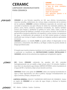 Detergente disincrostante per ceramica e WC CERAMIC (Faren 756750) - Product Image 2