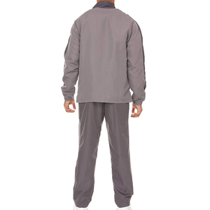 Conjunto de pantalones de chándal y cortavientos de nailon de peso pesado para hombre Jogger personalizado de dos piezas con cremallera Patchwork transpirable trajes relajados - Product Image 5