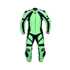 Custom Made Motorbike <b>Suit</b> One Piece Custom Motorcycle Racing <b>Suit</b> Gray <b>Red</b> Premium Leather Motorbike Riding <b>Suit</b> - Product Image 2