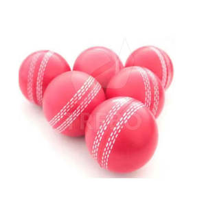 Balle de cricket en cuir léger hautement écologique avec logo personnalisé, disponible en plusieurs couleurs, poids pour les clubs académies sportives - Product Image 1