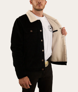 Prix usine vestes en toile respirante pour hommes doublure matelassée et manches côtelées vestes à la mode pour hommes pour la saison d'hiver - Product Image 1