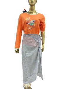 Jupe sarong en polyester imprimé Vêtements de plage Bikini Sexualité essentielle Impression de taille douanière adaptée aux vêtements de plage et à la sortie - Product Image 5