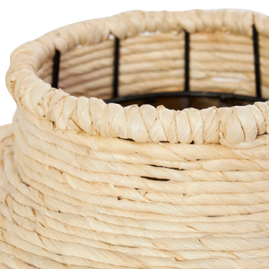 Water Hyacinth Handmade Wrapped <b>Decorative</b> <b>Vase</b> Made in Vietnam Eco-friendly material for home decor decoration Wholesale - Product Image 4