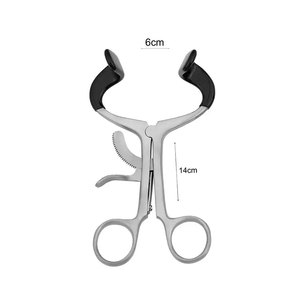 Professional <b>Dental</b> <b>Mouth</b> Gag Stainless Steel Surgical <b>Mouth</b> <b>Opener</b> with Lip Retractor Electro Coating Manual Power Source - Product Image 4