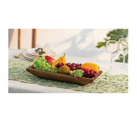 Pâte de bois bols à fruits prix de gros hôtel Table fruits noix bol haute vente bols de service en bois très bon prix