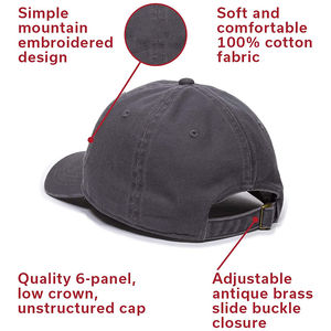 Gorra de 5 Paneles P-Caps, 100% Algodón, Secado Rápido, Transpirable, Correa Ajustable, Uso Diario Informal, Ligera y Cómoda - Product Image 6