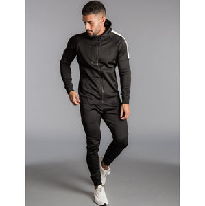 Última moda pulóver traje de sudor cómodo hombres chándales de alta calidad hombres chándales ligeros ropa para correr sudaderas con capucha hombres - Product Image 4