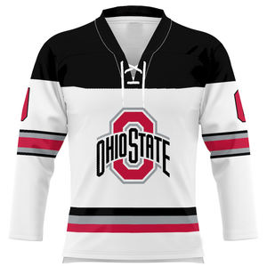 Jersey de hockey sobre hielo de poliéster de alta calidad, ropa deportiva certificada Bsci, camisetas de hockey sobre hielo para jóvenes y adultos - Product Image 5