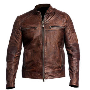 Veste de moto en cuir pour homme, veste de motard robuste pour les motards, fabricant en gros 2026 - Product Image 1