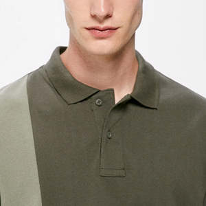 เสื้อโปโลผ้าฝ้าย100% สีทึบระบายอากาศได้ดีดีไซน์แบบถักใส่ลำลองไซส์ใหญ่พิเศษออกแบบโลโก้ได้ตามต้องการ - Product Image 6