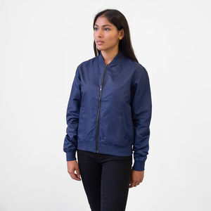 Chaqueta Bomber Estampada para Mujer, Chaqueta Deportiva de Invierno al por Mayor, Estampado Personalizado, Ropa Urbana Unisex, Acolchada, Reversible, de Nailon Ecológico - Product Image 3