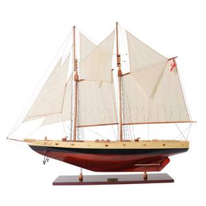 Bluenose II soporte de exhibición de réplica de madera de cedro hecho a mano grande modelo de barco náutico pintado decoración del hogar regalo coleccionable hecho a mano - Product Image 1