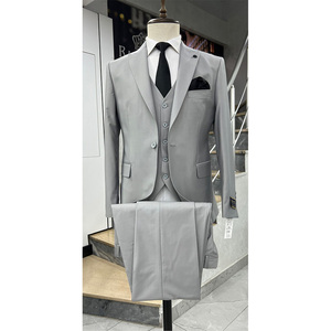 Costume Slim Fit pour homme 80 Laine 20 Polyester pour un look professionnel et un port confortable - Product Image 1