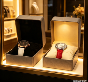 Custom PU Leather <b>Watch</b> Packaging Box with Pillow Insert Luxury Single Wristwatch Display Case for Brands OEM Factory - Product Image 2