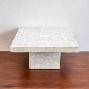 Support de gâteau en incrustation d'os fait à la main indien pour boulangers support de gâteau Royal avec le meilleur prix 2025 - Product Image 1