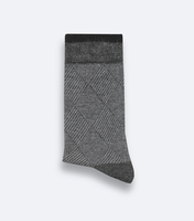 Chaussettes habillées en coton tricotées respirantes à motifs pour femmes, conception personnalisée, marque privée, en stock, vente en gros, Turquie, sans aiguille, livraison en 7 jours