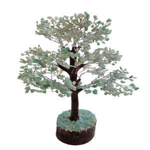 หินมีค่า1000ชิปแกะสลักหินโมราอะเวนจูรีนสีเขียวธรรมชาติรักฮวงจุ้ยต้นไม้รูปแกะสลักบ้านสำนักงาน - Product Image 2