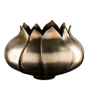 Florero de metal con detalles finos con acabado vintage adecuado para regalar una decoración elegante o decoraciones para eventos especiales - Product Image 5