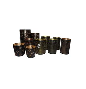 Nouvelle bougie votive au design antique avec une pièce unique en cuivre de la plus grande qualité pour la décoration de table à dîner - Product Image 6