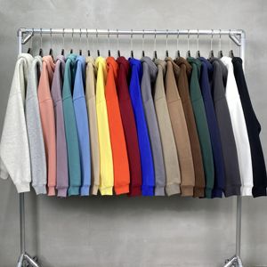 Sudaderas con capucha para hombre 100% algodón peso pesado calidad de lujo francés Terry ropa de calle de gran tamaño sudaderas con capucha para hombres - Product Image 6
