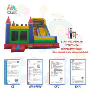 Château Gonflable Commercial Heavy Duty avec Toboggan, Grand Bouncer pour Adultes et Enfants <span class=keywords><strong>Location</strong></span> Fêtes - Product Image 5