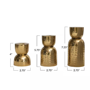 High Quality <b>Silver</b> Metal Taper Candle Stick Holder Stand Gold Plated Decorative Tall Shape for Home Use Manufactured in India - Product Image 6