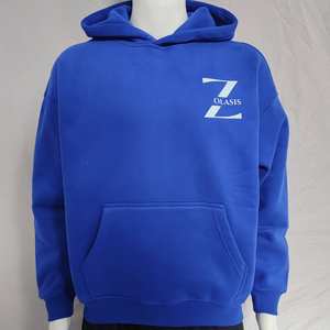 Sweat à capuche en éponge française 100% coton pour hommes personnalisé poids lourd surdimensionné épaule tombante streetwear pull à capuche vierge pour hommes - Product Image 6