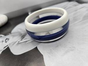 Européen américain printemps été mode écologique acrylique personnalisable largeur de bande Macaron coloré carré café géométrique - Product Image 3