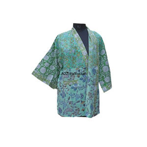 Vêtement de plage court en coton doux 100% de luxe pour femmes, robe kimono bohème, tenue décontractée pour filles et femmes - Product Image 1