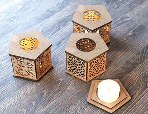 Wooden Coffin <b>Incense</b> <b>Burner</b> for <b>Incense</b> Sticks and <b>Cones</b>, with Storage Compartment - Product Image 3